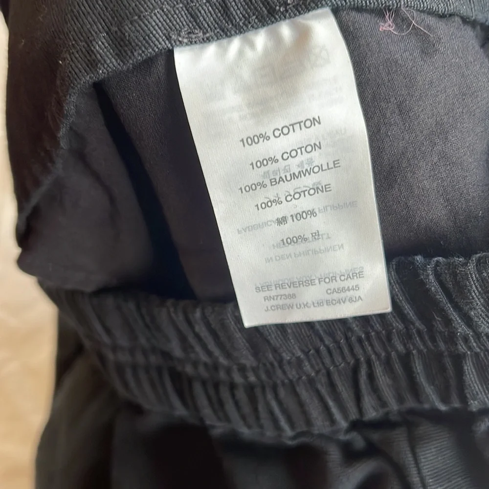 J Crew cotton twill pull on shorts S